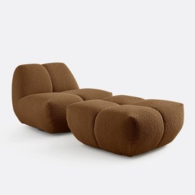 Poef, dikke badstof, L83 cm, Nuria