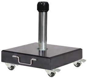 Platinum Verrijdbare parasolvoet Rome 40 kg - black polished