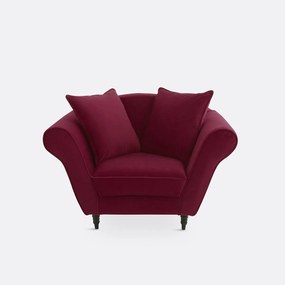 Fauteuil in fluweel, Lipstick