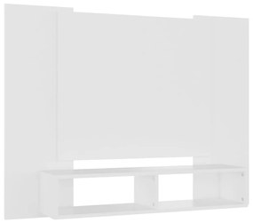 vidaXL Tv-wandmeubel 120x23,5x90 cm spaanplaat wit