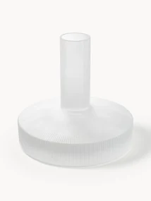 Mondgeblazen decanter Ripple met groefreliëf, 1.1 L