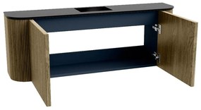 Mondiaz Joya 115cm toiletmeubel ronding links/rechts dusk met wastafel faye midden 1 kraangat urban