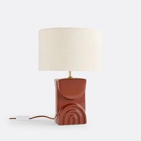 Lamp in keramiek en linnen, Topia