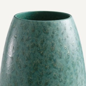 Tweekleurige vaas van geglazuurd aardewerk, DOLO