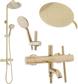 Doucheset REA Lungo Gold Met Thermostaat
