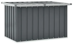vidaXL Tuinbox 109x67x65 cm grijs