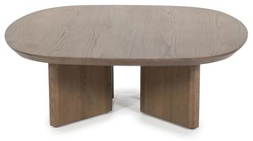 Eleonora Stef Salontafel Bruin Eiken 80 Cm - 80 X 80cm.