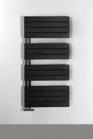 Aqualine Mili radiator mat zwart 60x122cm 632W