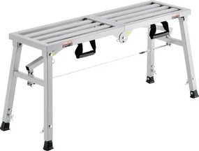 VEVOR Werkplatform 500-740 mm, Opvouwbare trap van gelegeerd staal, Draagbaar werkplatform, Draagvermogen 180 kg, Opstapje voor het schilderen van gipsplaten, schoonmaken, wassen