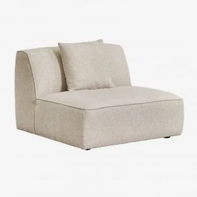 Centrale Module Voor Gestoffeerde Modulaire Bank Cardea Bouclé Crèmebeige - Sklum