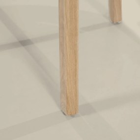 Eleonora Mikky Luxe Eetkamerstoel Eiken Beige En Stof