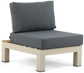 Loungeset 6 personen Aluminium/Teak Taupe Lifestyle Garden Furniture Vittoria