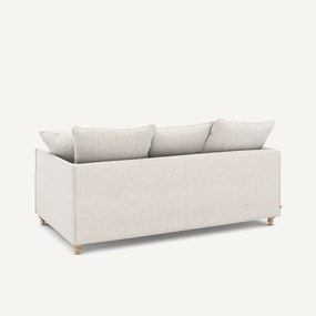Compacte slaapbank, 3 zits, in gevlekt canvas, LAZARE
