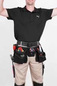 KWB Gereedschapsriemtas 2-delig Leer