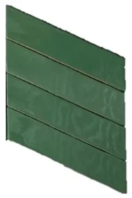 Terre d'Azur Granada wandtegel 6,4x27,5cm rechts groen