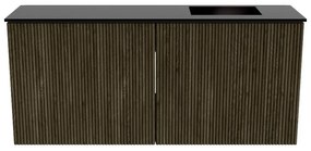 Mondiaz Joya 90cm toiletmeubel shadow met wastafel faye rechts zonder kraangat urban