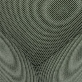 XL poef, fijn geribbeld fluweel, Liora