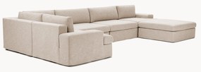 Modulaire U-bank Russell met afneembaar hoezen
