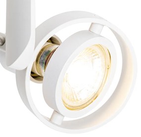 Moderne plafondSpot / Opbouwspot / Plafondspot wit draai- en kantelbaar GU10 50mm - Master Modern GU10 vierkant Binnenverlichting Lamp