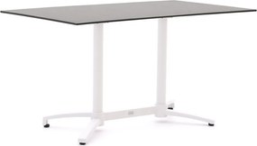 Inklapbare tafel Bellagio | Vierkant | Tuintafel Kunststof | 140x80cm | 4 personen | Kees Smit Tuinmeubelen