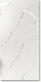 PVC Marmer Wit Glans Bianco Calacata 260x122x0,3cm