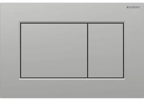 Geberit Sigma01 bedieningsplaat - 2-toets spoeling - vierkant - mat chroom gelakt 115.660.JQ.1