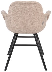 Zuiver Albert Kuip Soft Gestoffeerde Kuipstoel Met Arm Beige