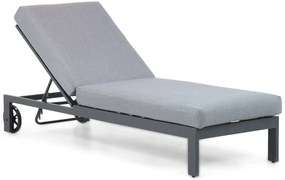 Santika Furniture Santika Mulsanne Lounger Aluminium Grijs
