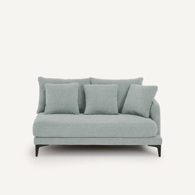 Halve bank van gevlochten polyester, 2-zit, MODERNISTE