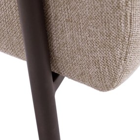 Fauteuil Beige Met Armleuning