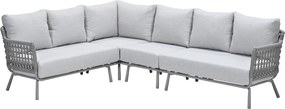 Garden Impressions Maud loungeset hoek 4-delig - taupe