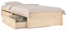 vidaXL Bedframe met lades 90x200 cm