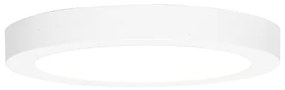 Buitenlamp In- of opbouwspot wit 18 cm incl. LED 3 staps dim to warm - Trans Modern IP44 Buitenverlichting rond Lamp