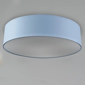 Plafondlamp blauw 40 cm incl. LED - Drum LED