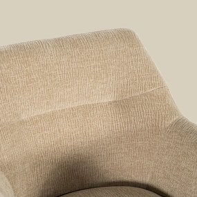 Draaibare Barkruk Stof Taupe
