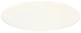 Ontbijtbord, organisch, porselein, wit,Ø 20 cm