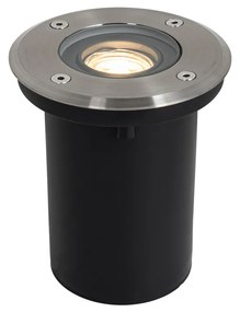 Moderne buiten grondspot staal 35 mm verstelbaar IP65 - Delux Modern GU10 IP65 Buitenverlichting
