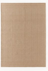 Handgeweven in- & outdoor vloerkleed Anil met geometrisch patroon