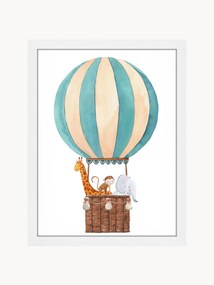 Ingelijste digitale print Balloon