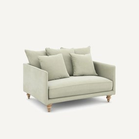 2-zits stonewashed fluwelen bank, Lazare