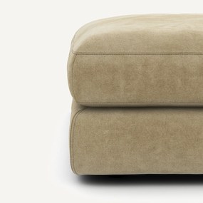 Voetensteun in stonewashed velours, SKANDER