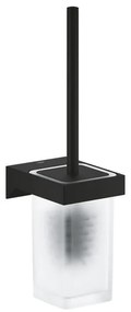 GROHE Selection Cube Toiletborstelset - 14x10x38cm - wandmontage - phantom black 102277KF00