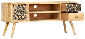 vidaXL Tv-meubel 100x30x45 cm massief mangohout