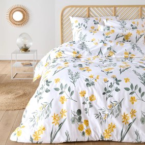 Bedset in katoen, rechthoekig kussensloop, Jeanille