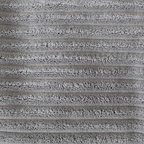 Cloudy Cord Zitzak Stoel + Poef - Lichtgrijs