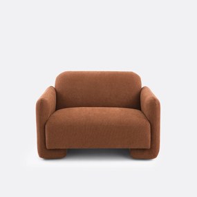 Fauteuil in getextureerde stof