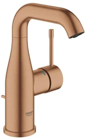 GROHE Essence New Wastafelkraan Opbouw - uitloop 11.4cm - M-size - hoge draaibare uitloop - waste - EcoJoy - brushed warm sunset 23462dl1