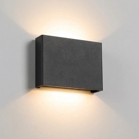 Elroy Up en Down Muurlamp Zwart Small