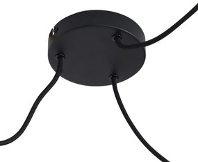 Japandi hanglamp bruin 50cm 3-lichts - Plu