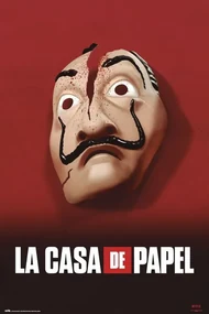 Poster La Casa De Papel - Mask